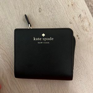 Kate spade New York black mini wallet